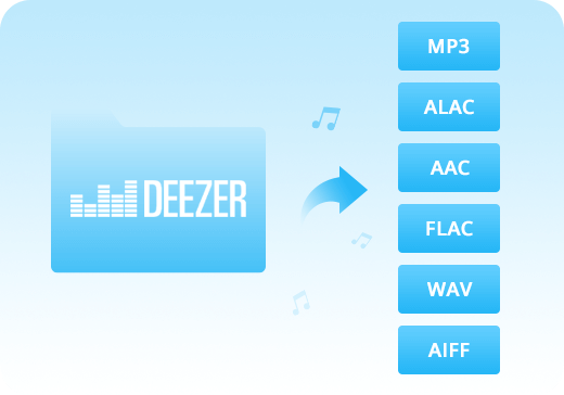 save Deezer music in common music format