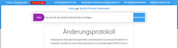 PasteDownload Spotify Podcast MP3 Downloader