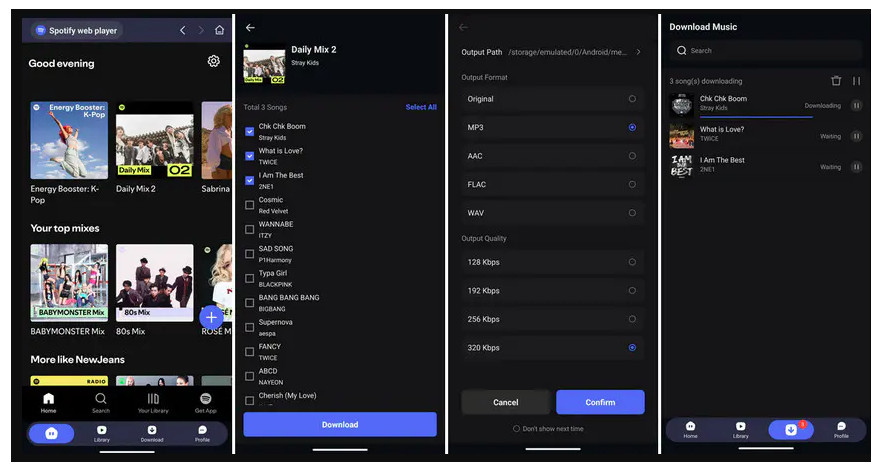 download spotify music to android without premium