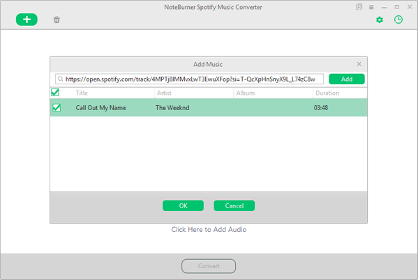 Add Call Out My Name to Noteburner