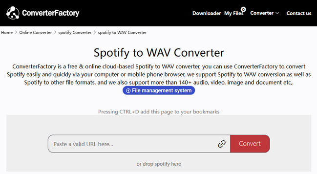 Spotify to WAV Online Free