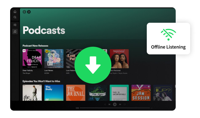 Download Spotify Podcast Offline