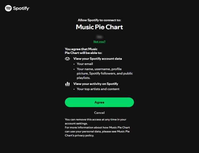 Log in to Spotify Account