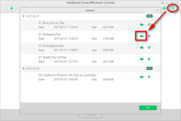 find converted file
