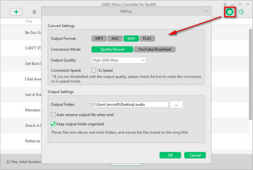 Output to WAV