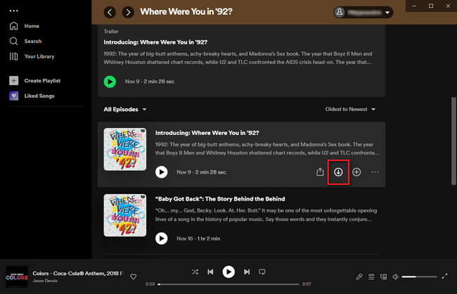 Download Spotify Podcast from Spotify App