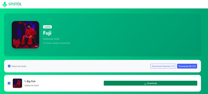 Spotify Album Downloader - spotdl