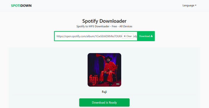 spotidown.app Album Downloader