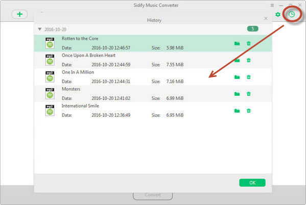 find converted file