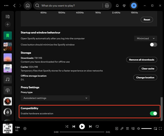 Disable Hardware Acceleration