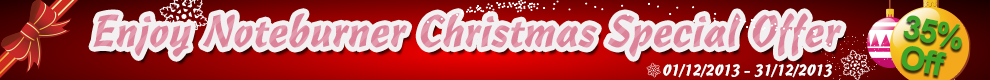 Noteburner Xmas special offer