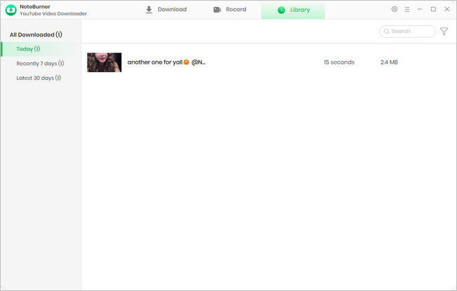 find tiktok download history