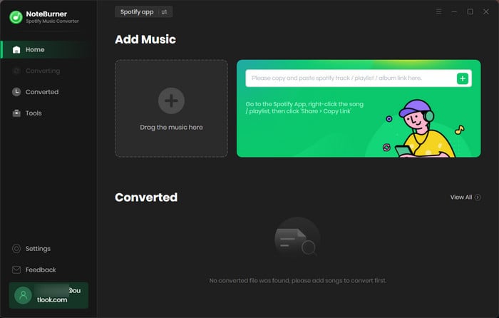 NoteBurner Spotify Music Converter Win