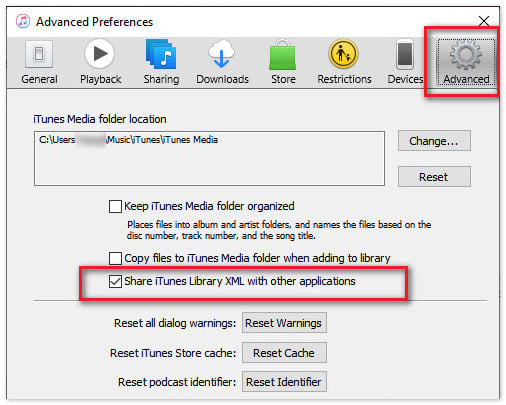 share itunes library to djay pro