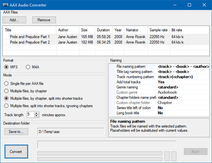 Audible Converter: AAXAudioConverter