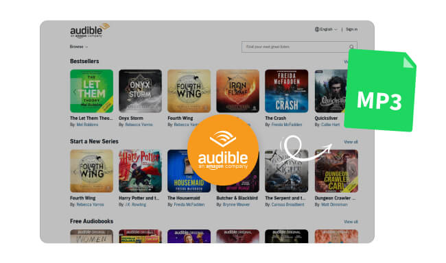 convert audible to mp3