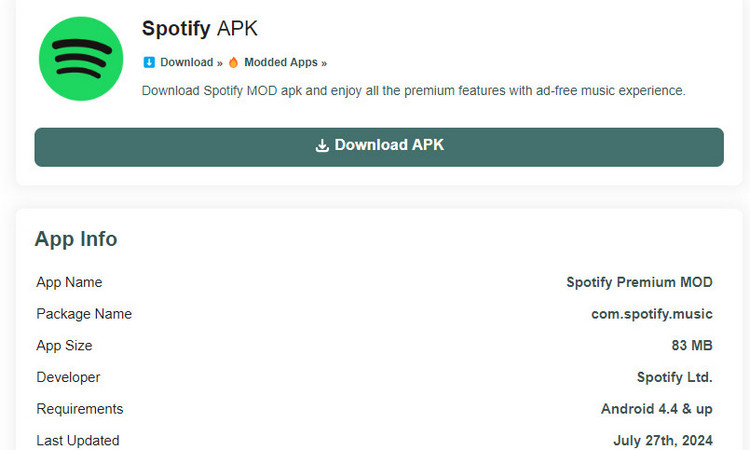 Hack Spotify Premium Free with Spotify Premium MOD APK on Android