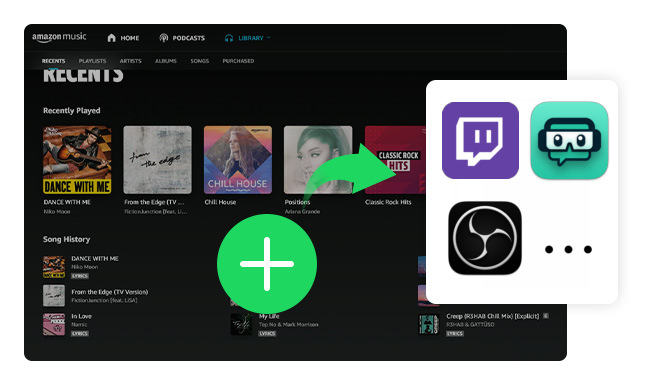Add Amazon Music to Twitch/Streamlabs/OBS