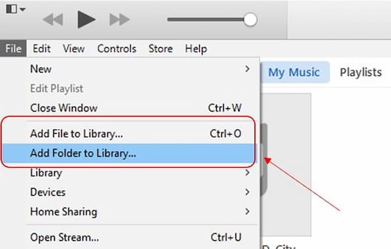 add music to itunes windows