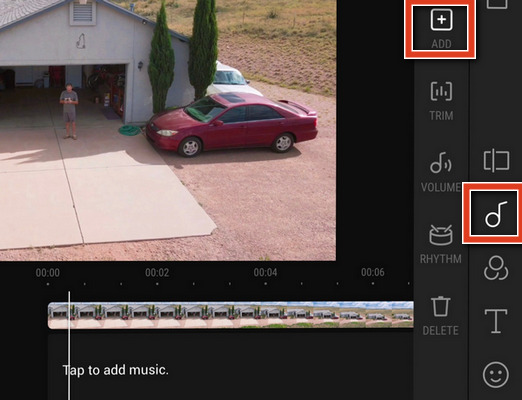 add music to dji video