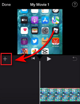 add youtube music to imovie on iphone