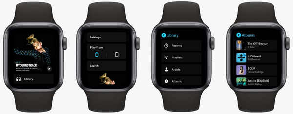 Amazon music store apple watch offline