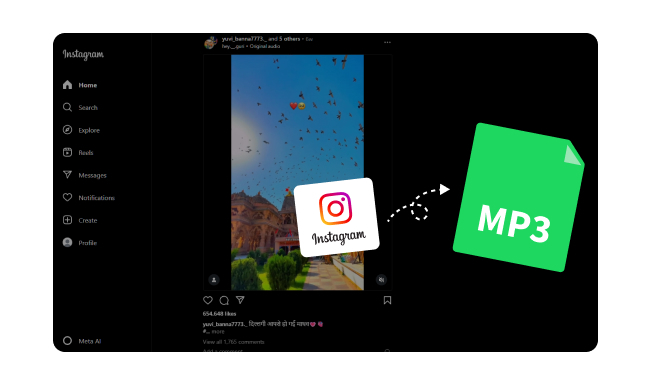 FREE instagram to mp3
