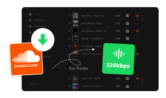 Best SoundCloud Downloader for 320kbps MP3s