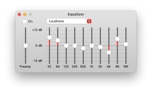 Change Apple Music Equalizer on mac to make sound louder