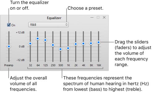 Change Apple Music Equalizer on windows to make sound louder