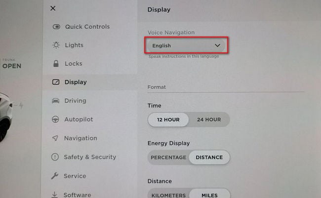 Change the Language