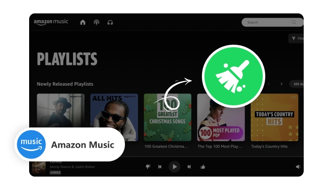 Clear Amazon Music Cache