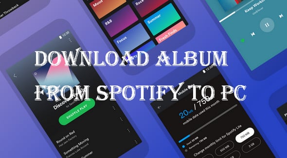 Save Album from Spotify to PC
