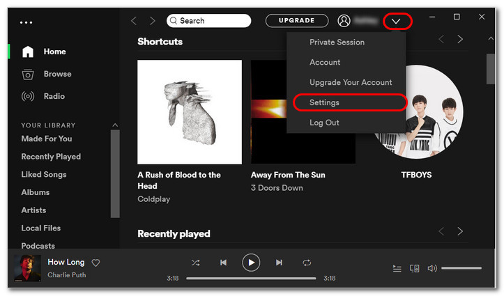 spotify download location windows 10