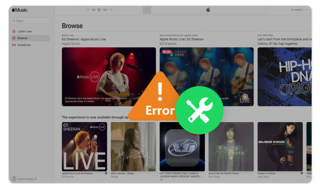 solution to Apple Music Unknown Error