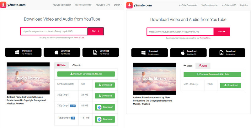 free download youtube video or youtube music on y2mate