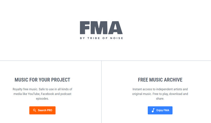 Sito di Musica MP3 gratuito sbloccato per la scuola - Free Music Archive