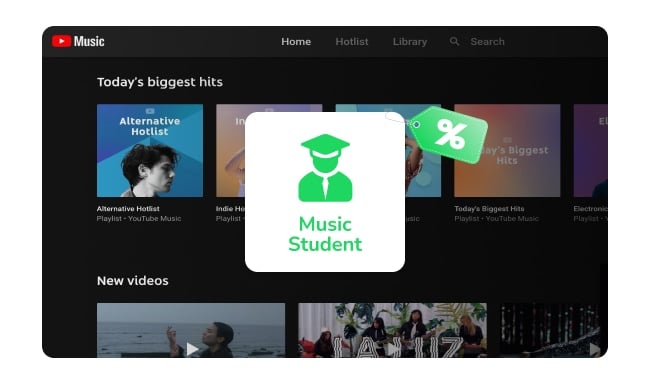 Get YouTube Music Premium Student Discount