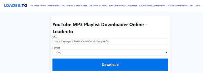 loader.to youtube to flac free