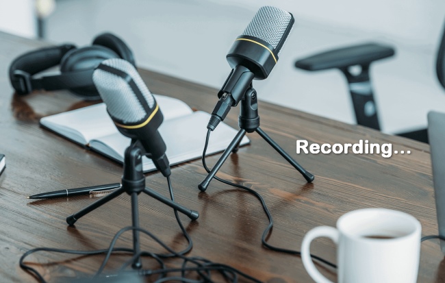 record podcast