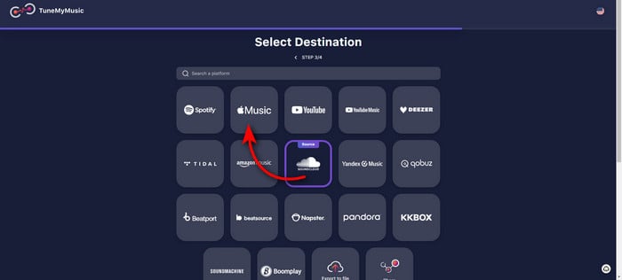 import SoundCoud music to apple music