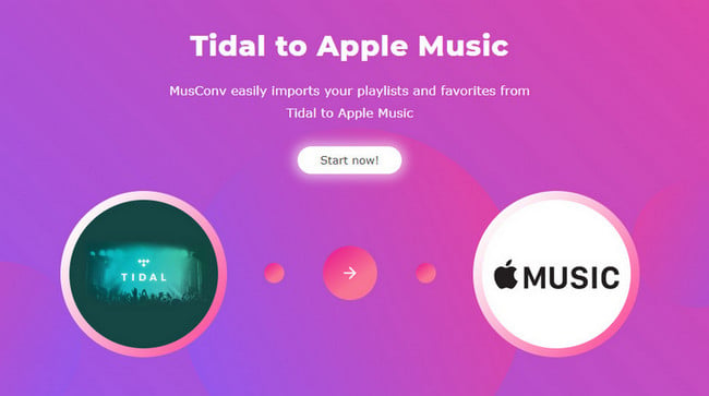 move tidal to apple music via MusConv
