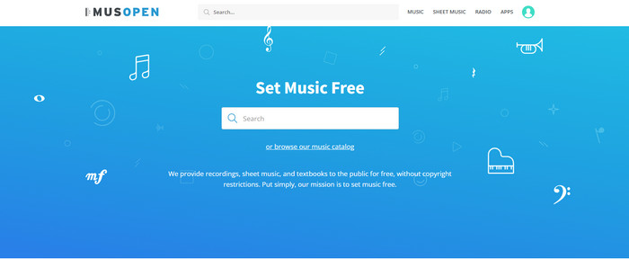 Sito di Musica MP3 gratuito sbloccato per la scuola - Musopen