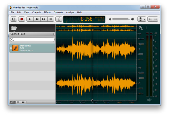 Ocenaudio FLAC music recorder