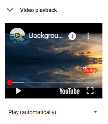 play youtube music video on google slides