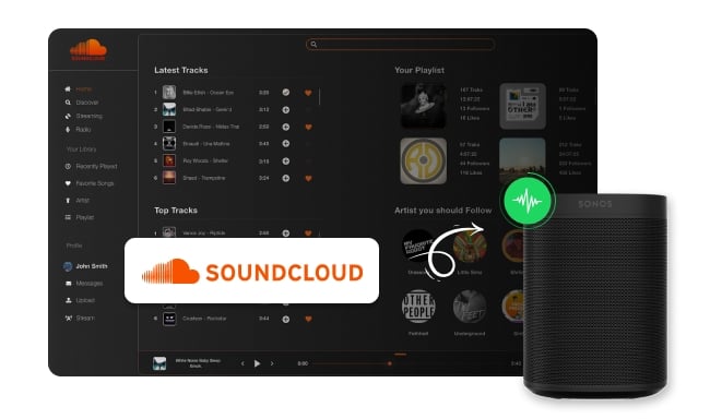 Play SoundCoud on Sonos