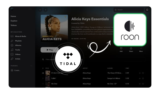 Play Tidal on Roon