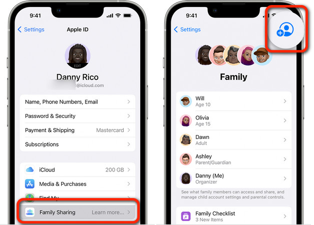 set up apple family sharing on iphone, ipad, or ipod touch