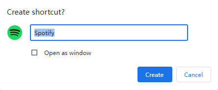 create-spotify-shortcut-on-chrome