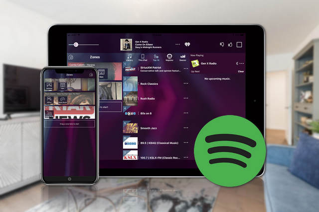 stream spotify on nuvo player